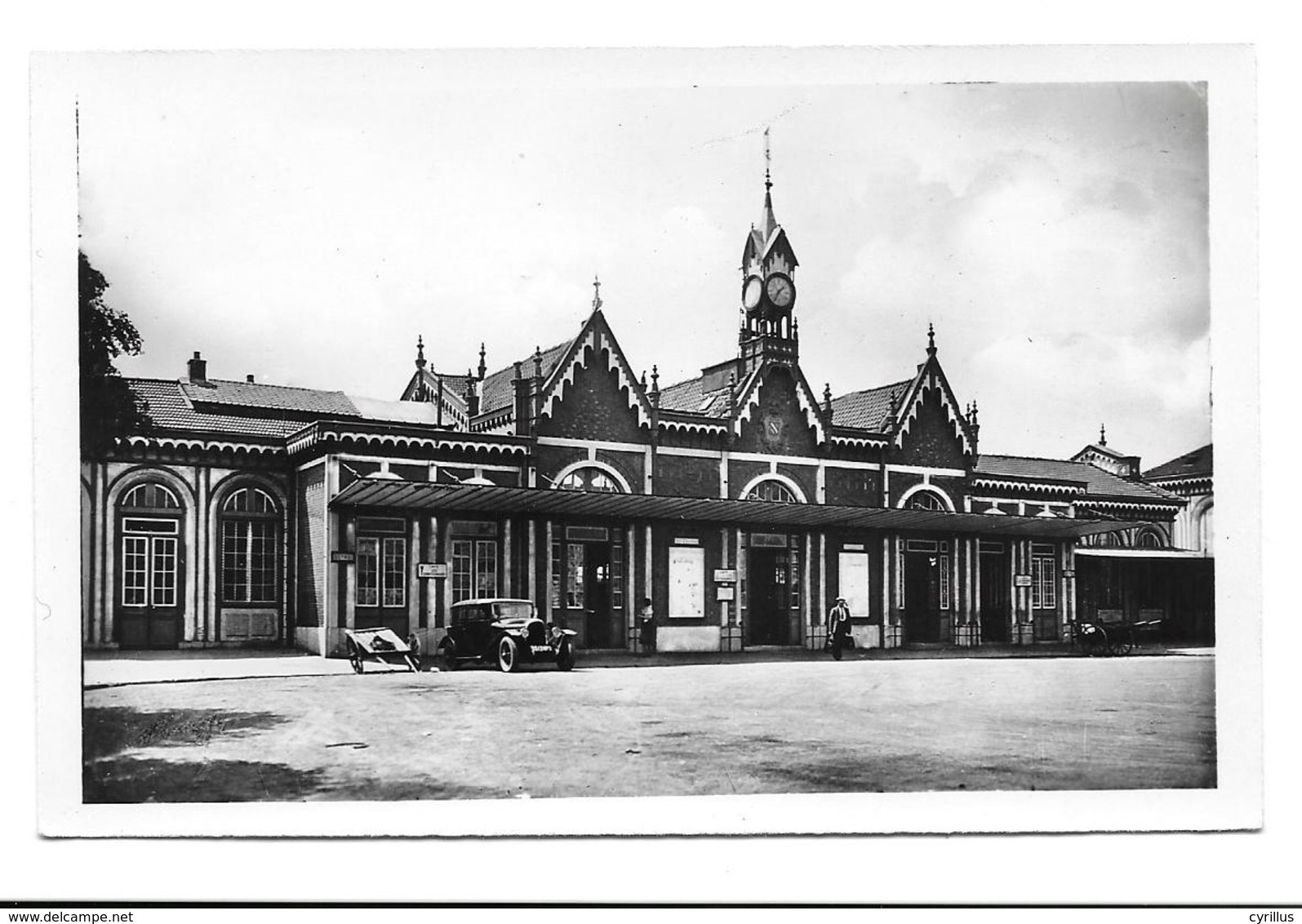 80 - ABBEVILLE - LA GARE - (carte Photo) - Abbeville