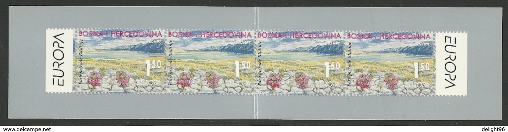 1999 Bosnia Herzegovina (Croatian Post) Europa: National Parks And Nature Reserves Booklet (** / MNH / UMM) - 1999