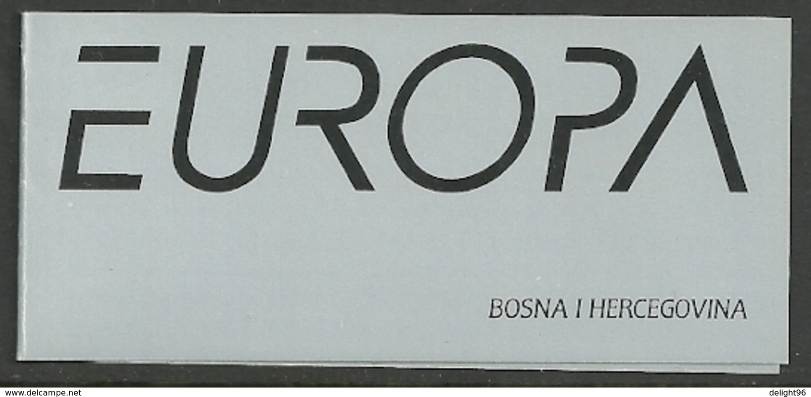 1999 Bosnia Herzegovina (Croatian Post) Europa: National Parks And Nature Reserves Booklet (** / MNH / UMM) - 1999