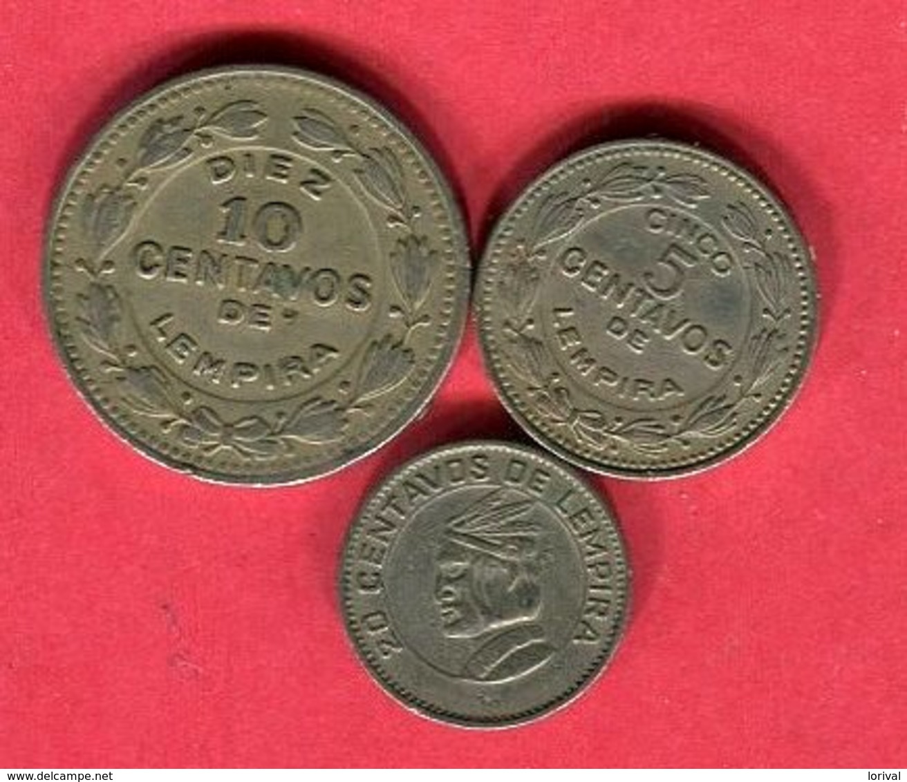 LOT 3  MONNAIES DIFFERENTES TB+ 3,5 - Honduras