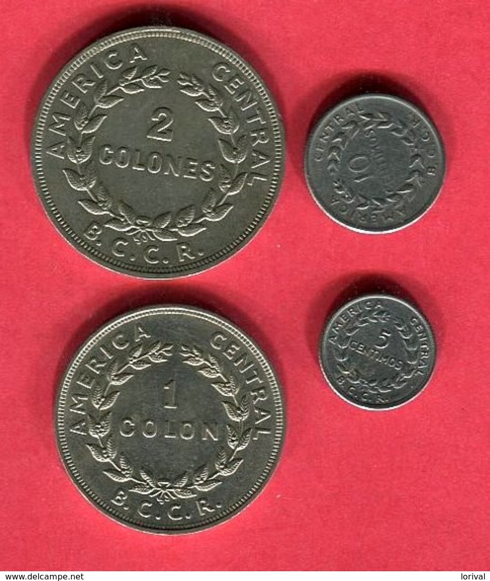 LOT 4  MONNAIES DIFFERENTES TB+ 4,5 - Costa Rica