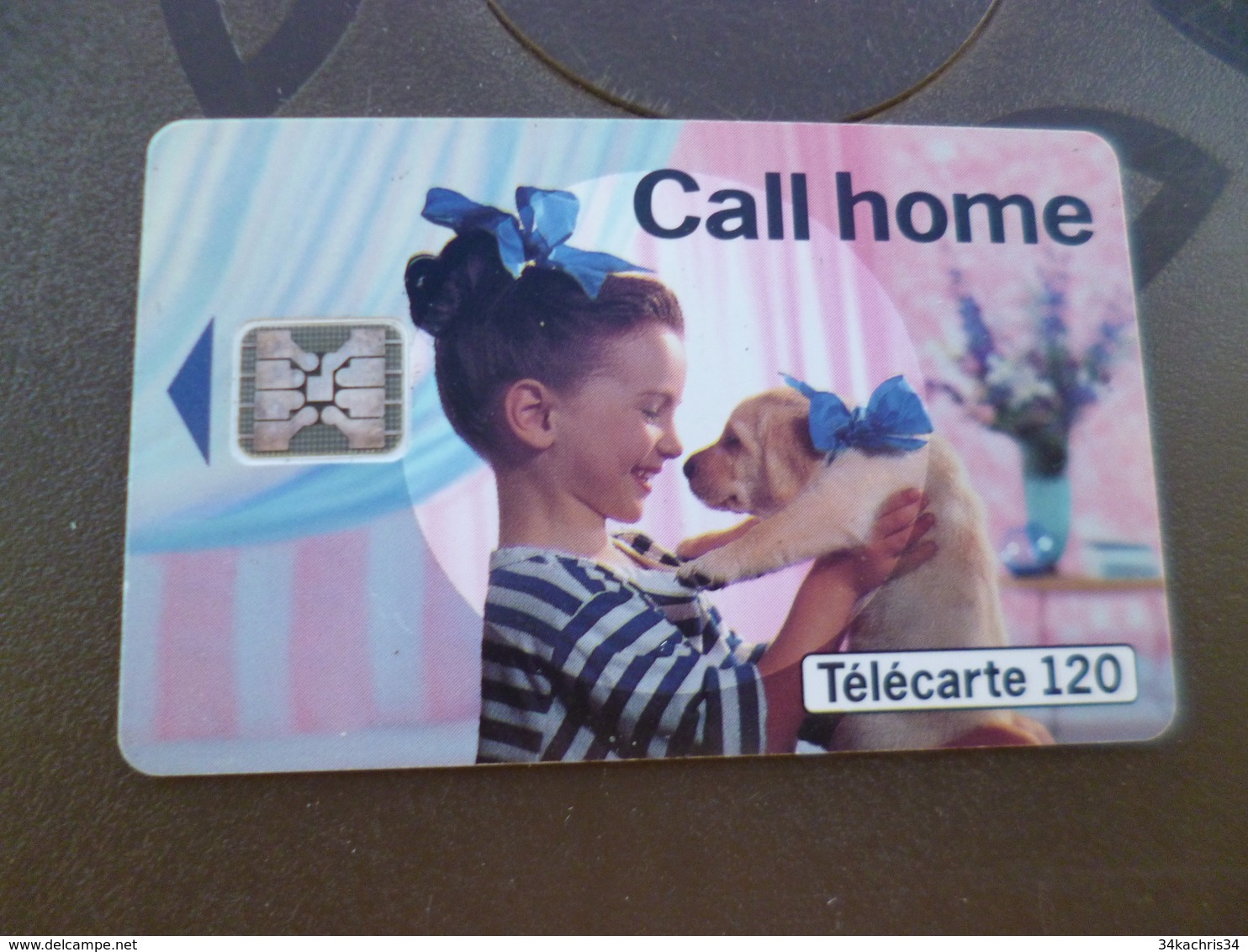 Télécarte France 1993 Call Home 120 Unités SC4 An Trou Diamètre 6 - 1993