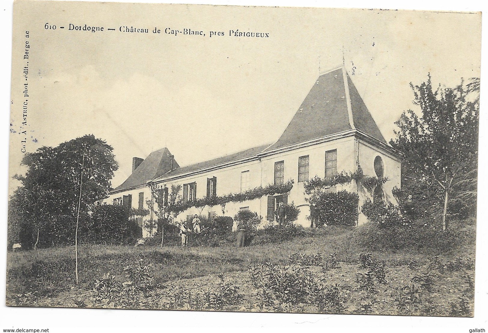 24-CAP-BLANC-Château...1906  Animé - Autres & Non Classés