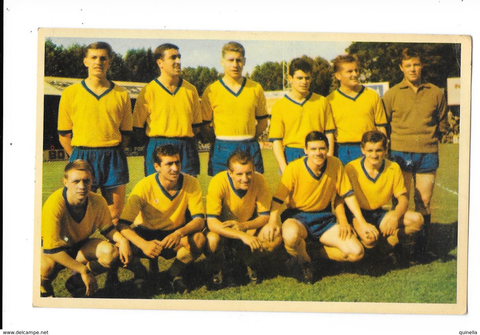 Football  ( M 4630 )  Football Club " Union St - Gilloise  " 1962 - 1963 - Soccer