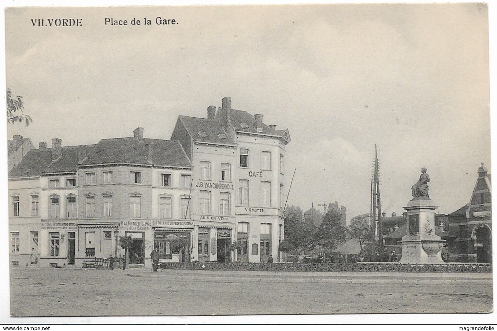 CPA PK  VILVORDE  PLACE DE LA GARE - Andere & Zonder Classificatie