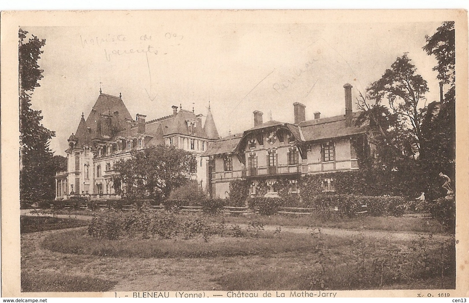 89 - BLENEAU - Château De La Mothe-jarry - Bleneau