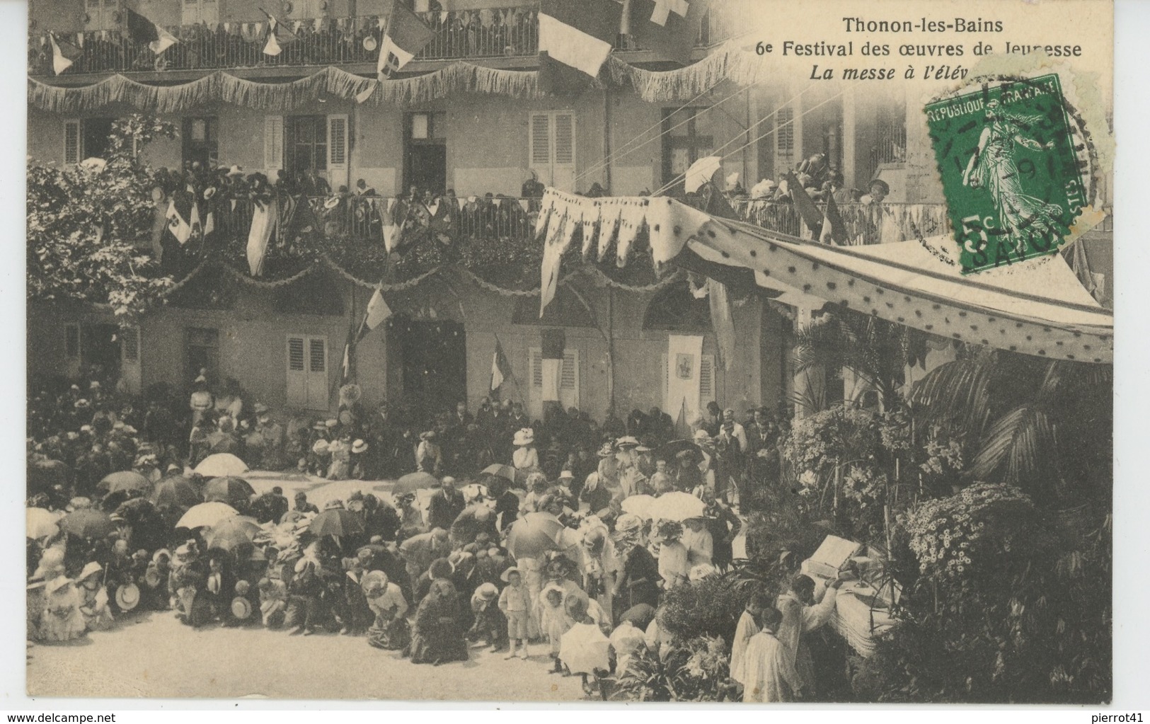 THONON LES BAINS - 6ème Festival Des Oeuvres De Jeunesse - 1912 - La Messe à L'élévation - Thonon-les-Bains