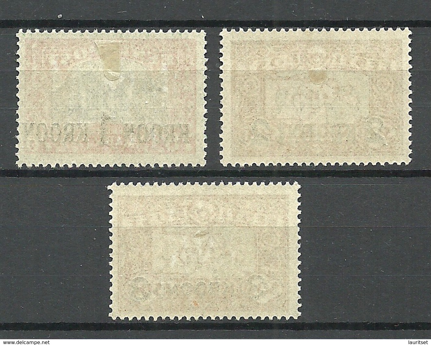 Estland Estonia 1930 Michel 87 - 89 * - Estland