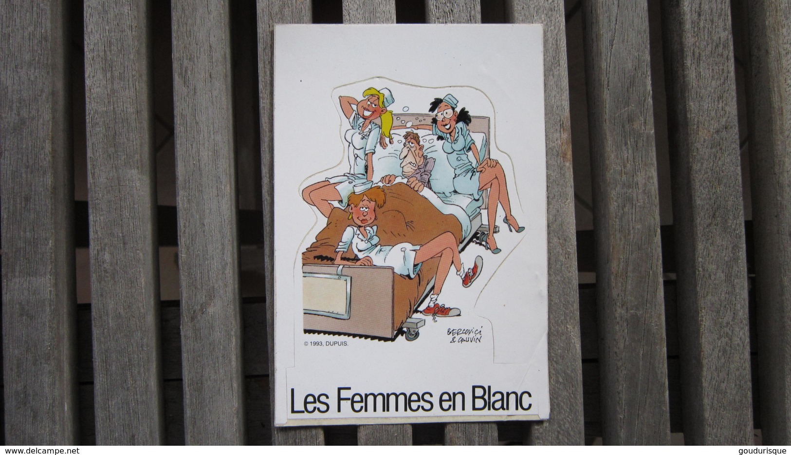 AUTOCOLLANT LES FEMMES EN BLANC          BERCOVICI CAUVIN - Femmes En Blanc, Les