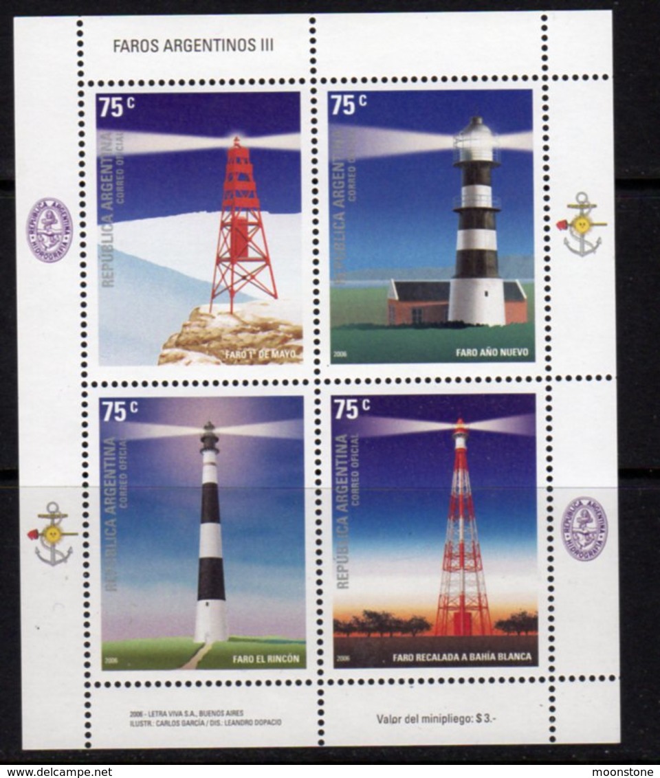 Argentina 2006 Lighthouses MS, Ref. 114 - Lighthouses