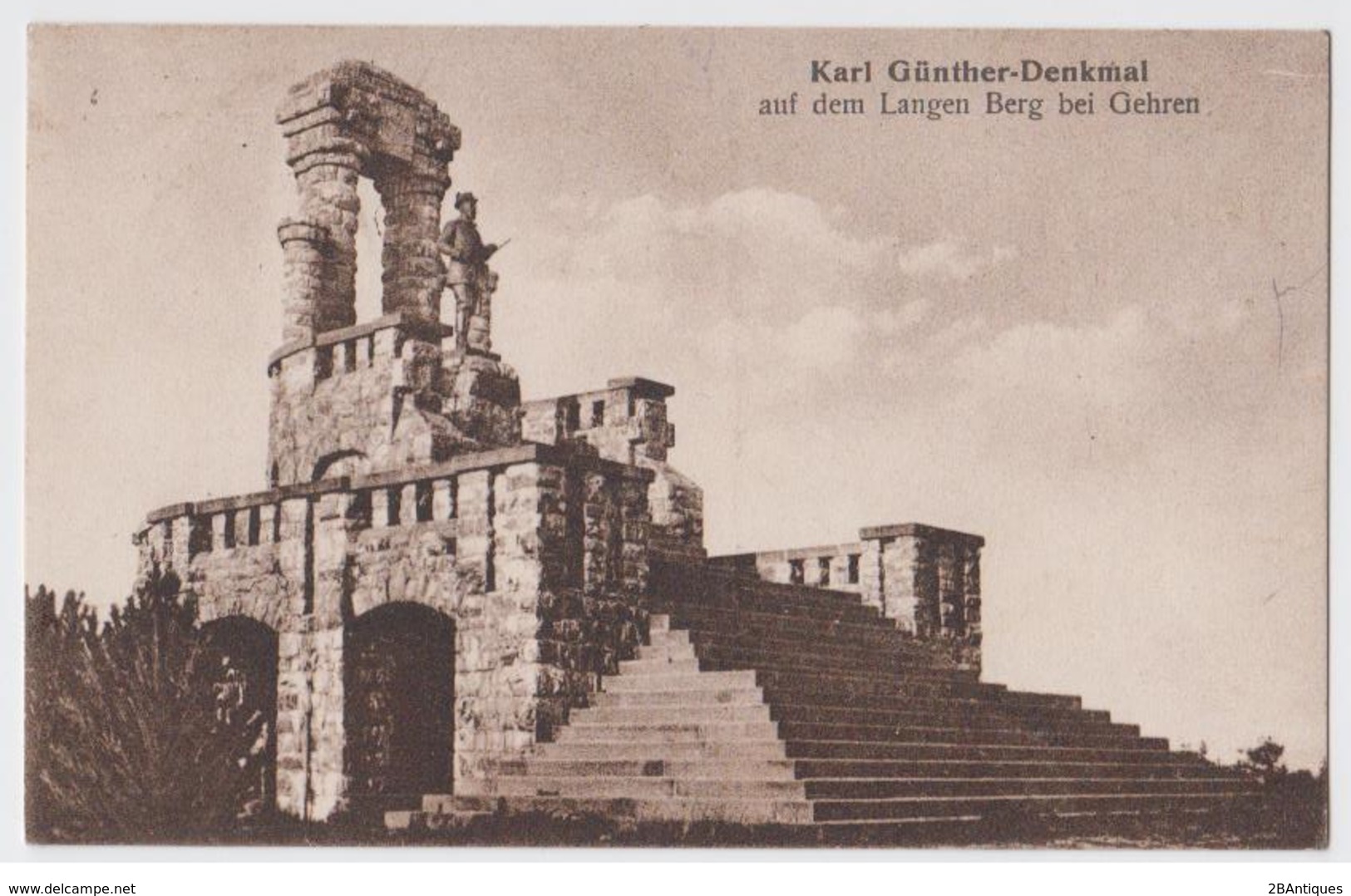 Gehren - Karl-Günther-Denkmal Auf Dem Langen Berg - Gehren