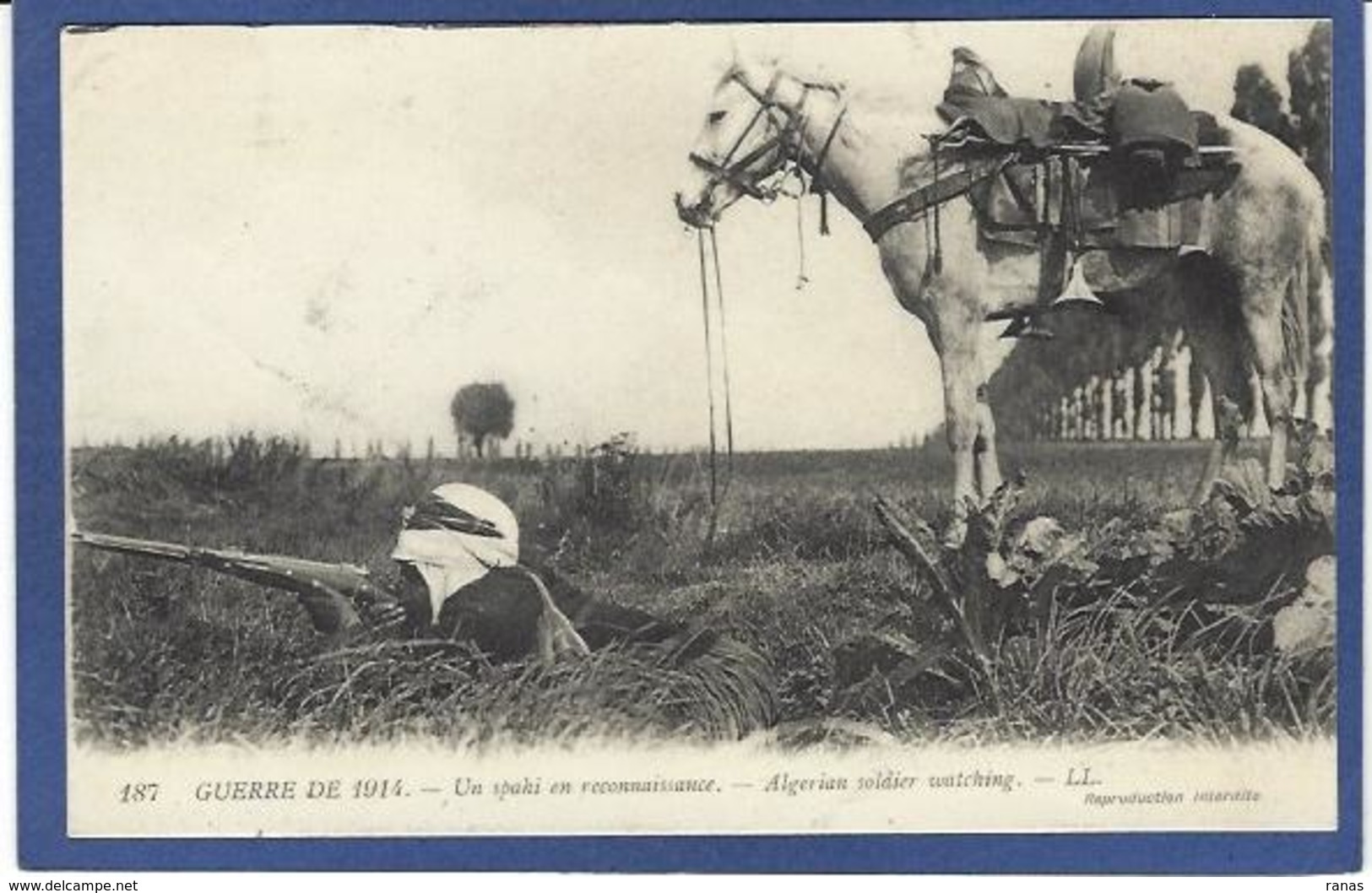 CPA Négritude Guerre 14-18 Patriotique Germany Kaiser Guillaume II Non Circulé - Guerre 1914-18