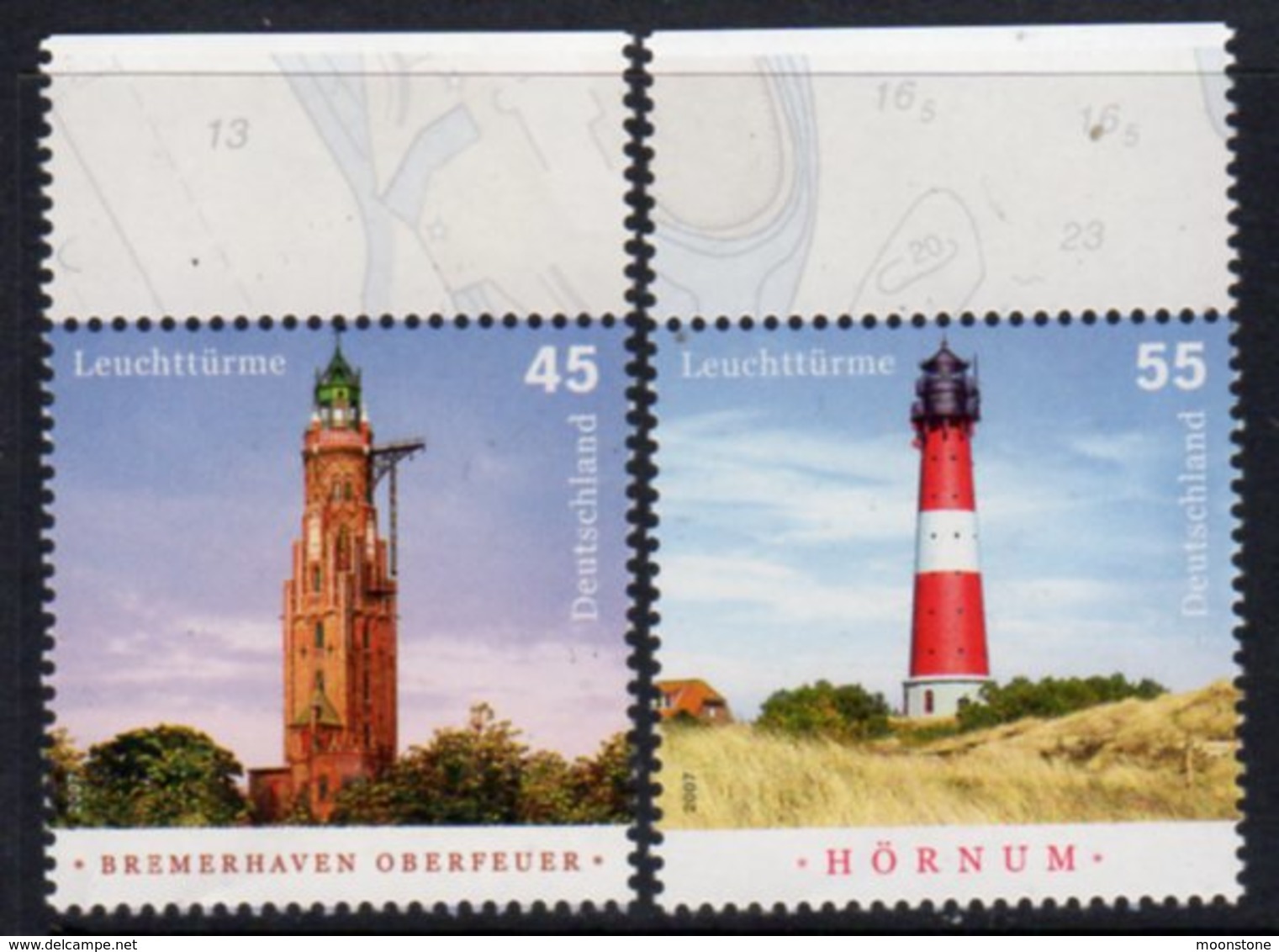 Germany 2007 Lighthouses Set Of 2, Ref. 126 - Lighthouses