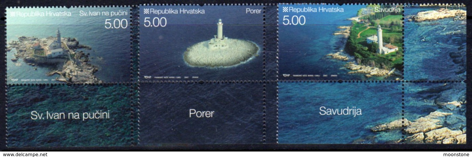 Croatia 2007 Lighthouses Set Of 6, Ref. 135 - Lighthouses