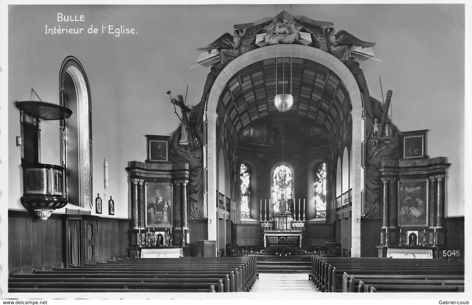 Bulle Intérieur De L'Eglise - Non Circulé - - Bulle