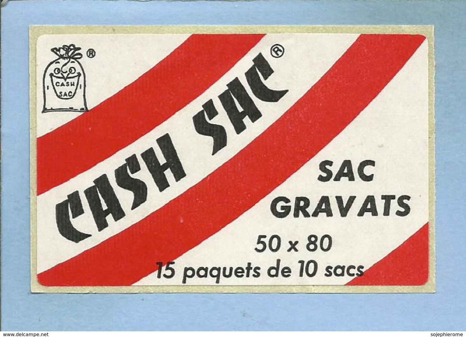 Cash Sac Gravats 50X80 15 Paquets De 10 Sacs 2 Scans (déchets Recyclage) - Autocollants