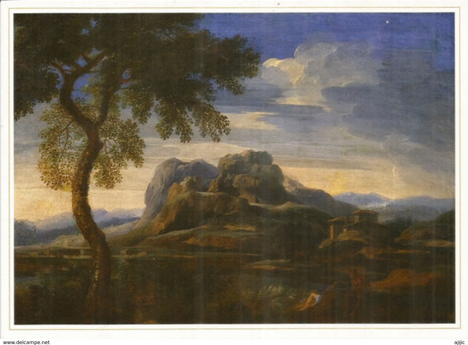 Paysage De La Campagne Romaine, Par Gaspard Dughet-Poussin. Musée Des Beaux-Arts De BAKU, CP Neuve 20 X 14 Cm - Azerbaïjan