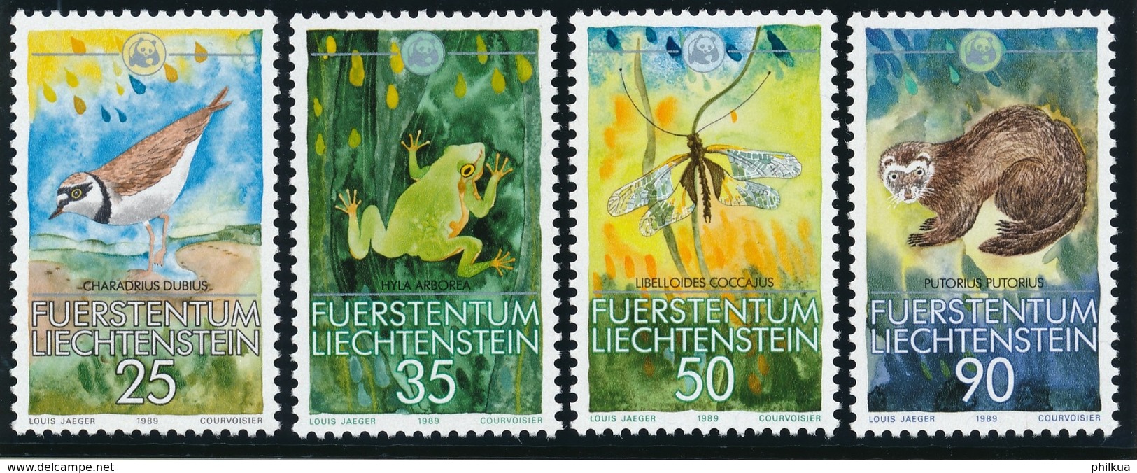 1989 - Lichtenstein - Bedrohte Arten - Einwandfrei Postfrisch/** - Unused Stamps