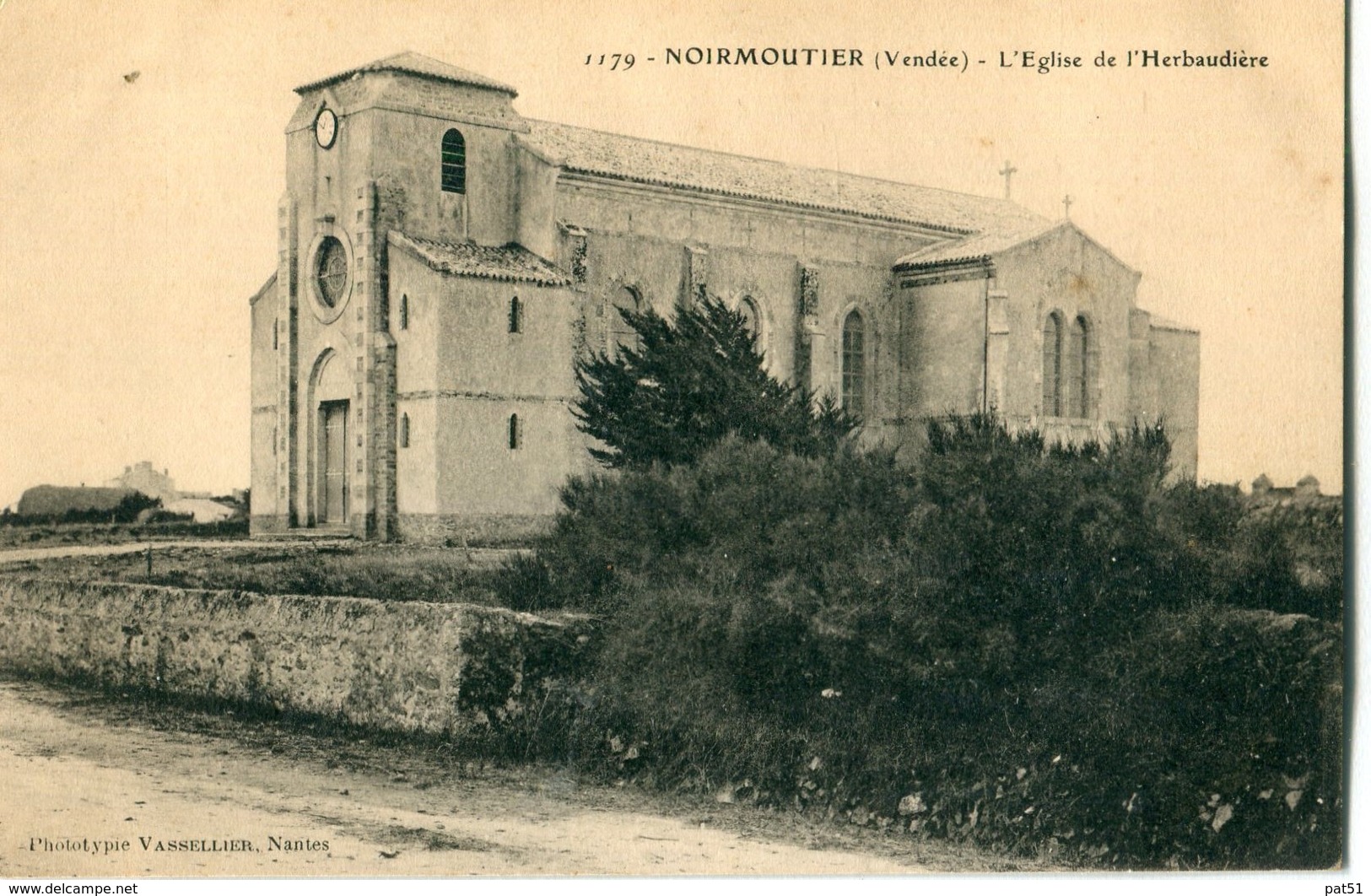 85 - Île De Noirmoutier : L' Eglise De L' Herbaudière - Noirmoutier
