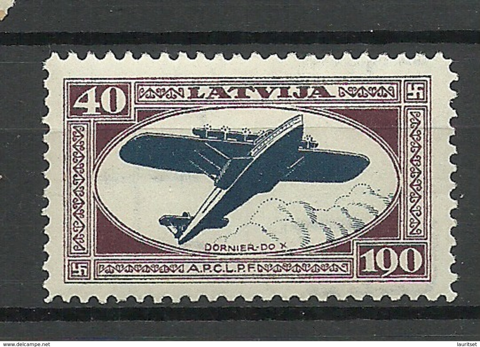 LETTLAND Latvia 1933 Michel 231 A * - Lettland