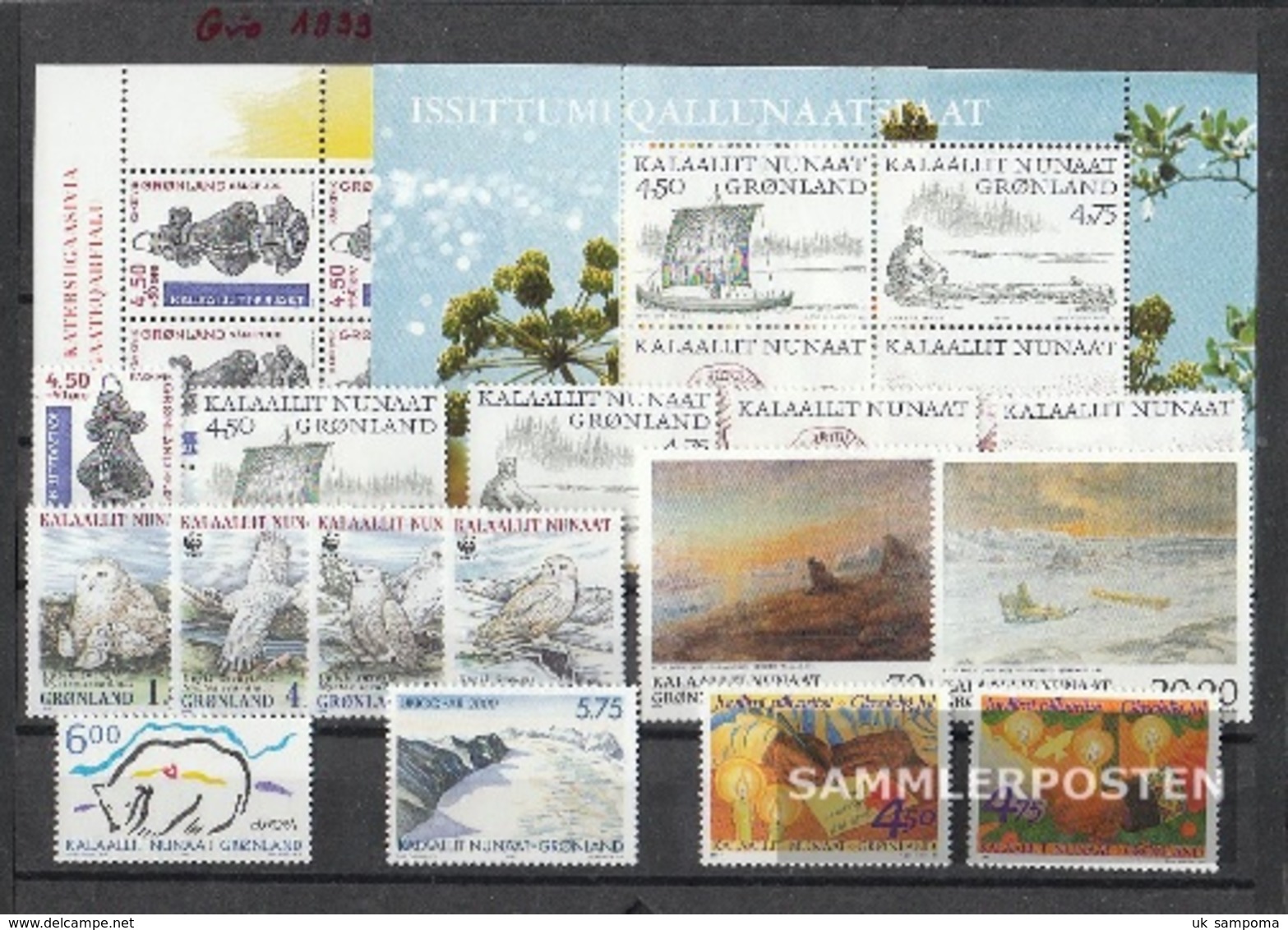 Denmark - Greenland 1999 Unmounted Mint / Never Hinged Complete Volume In Clean Conservation - Full Years