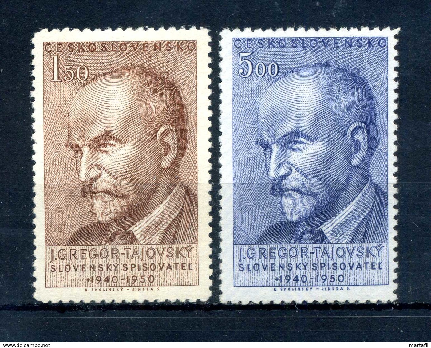 1950 CECOSLOVACCHIA SET MNH ** - Nuovi