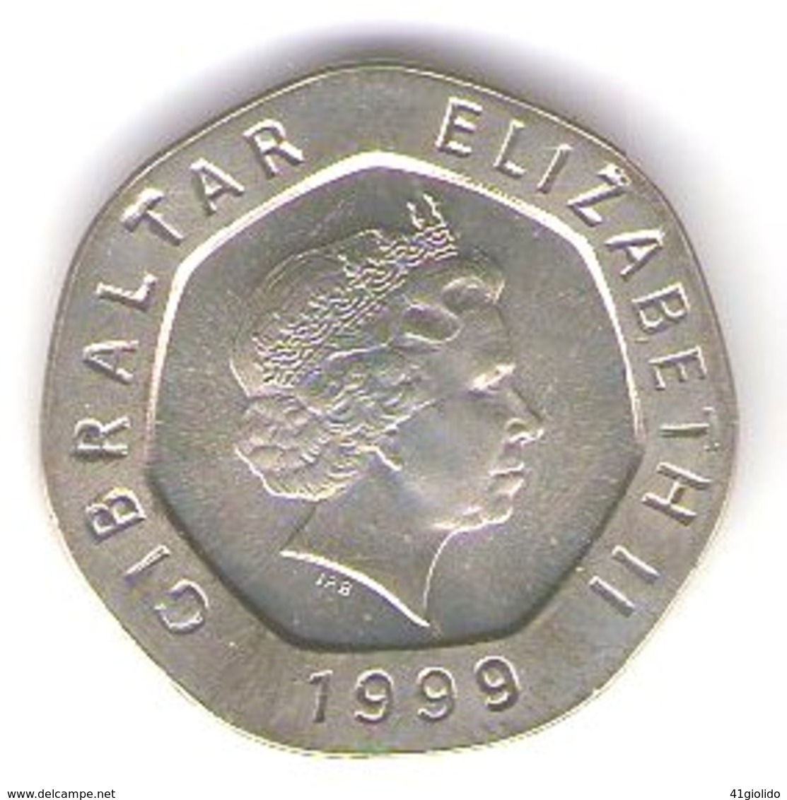 Gibilterra-gibraltar 20 Pence 1999 - Gibilterra