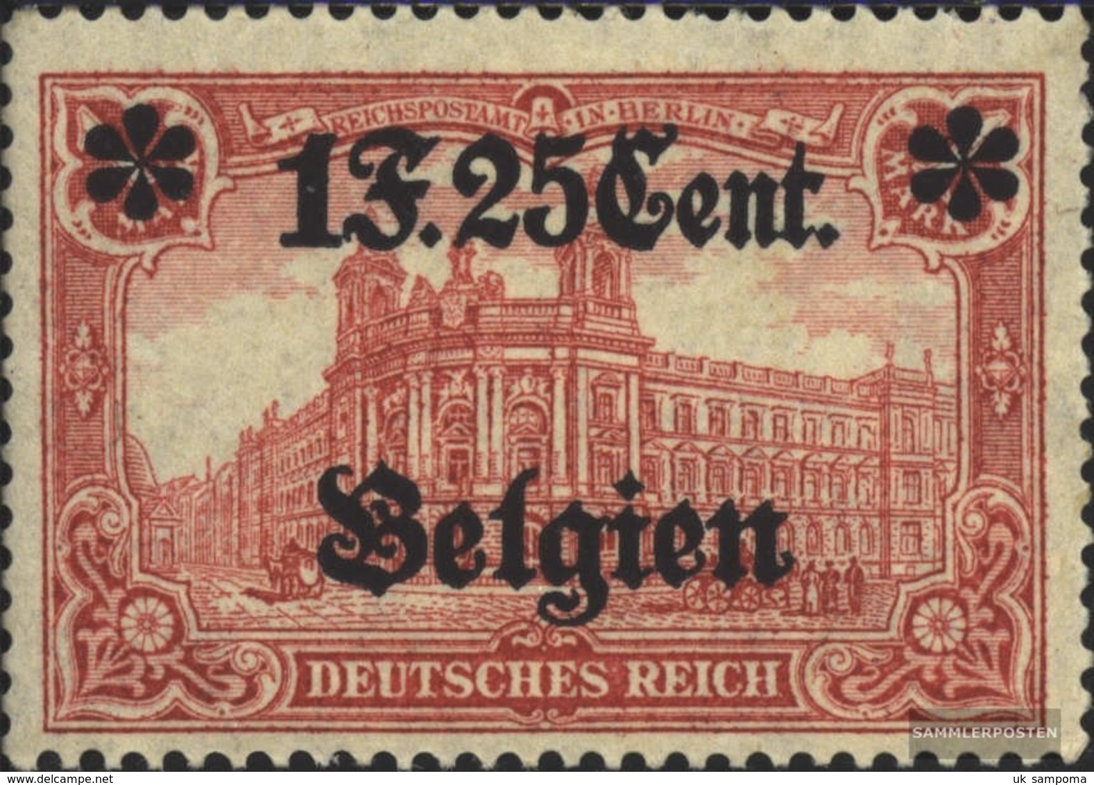 German. Country Post In Belgium 23I B Fine Used / Cancelled 1916 Germania - Other & Unclassified