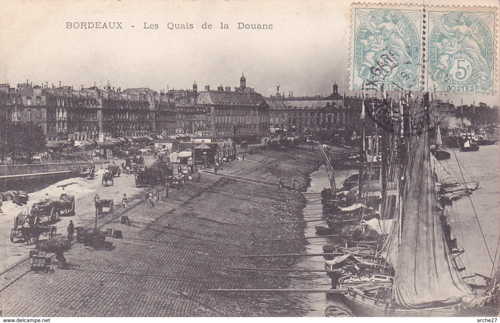 CPA - 33 - BORDEAUX - Les Quais De La Douane - Bordeaux