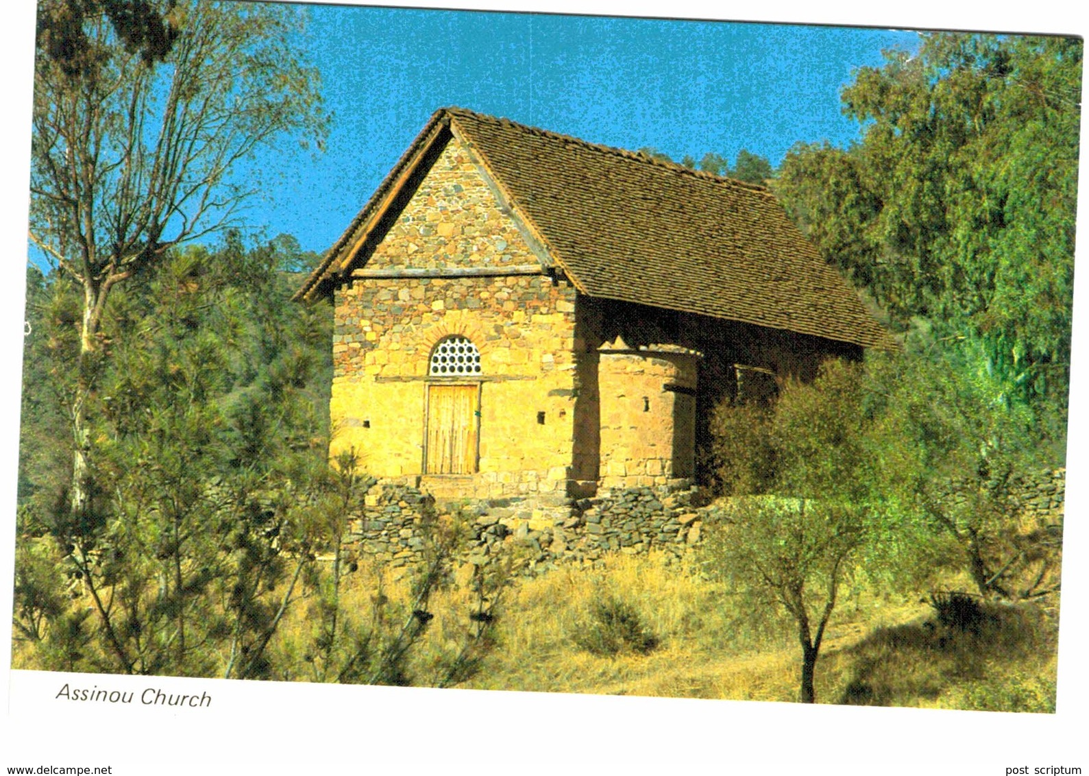 Chypre - Cyprus - L'église Assinou - Chypre