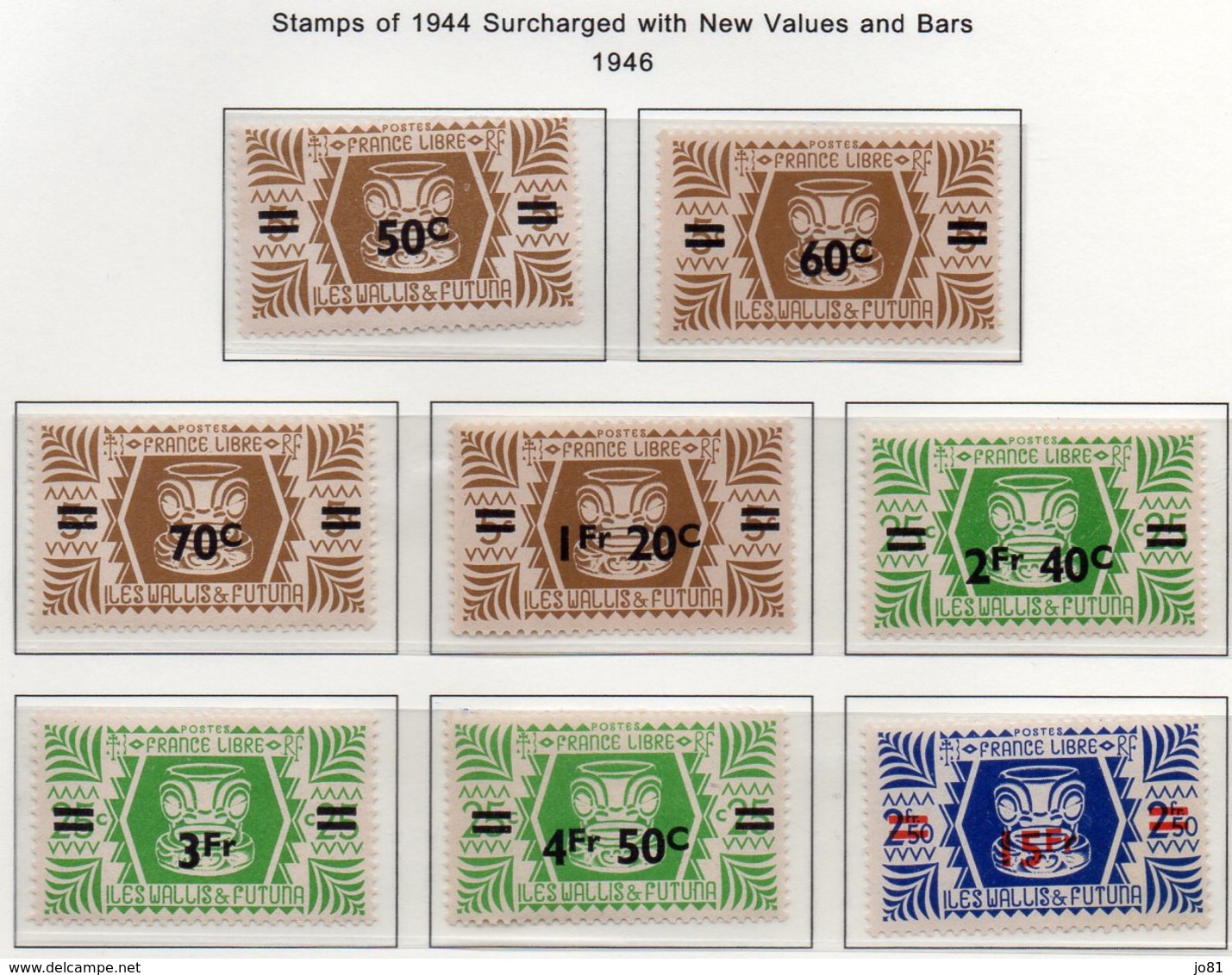 Wallis-et-Futuna YT 148-155 XX / MNH - Neufs