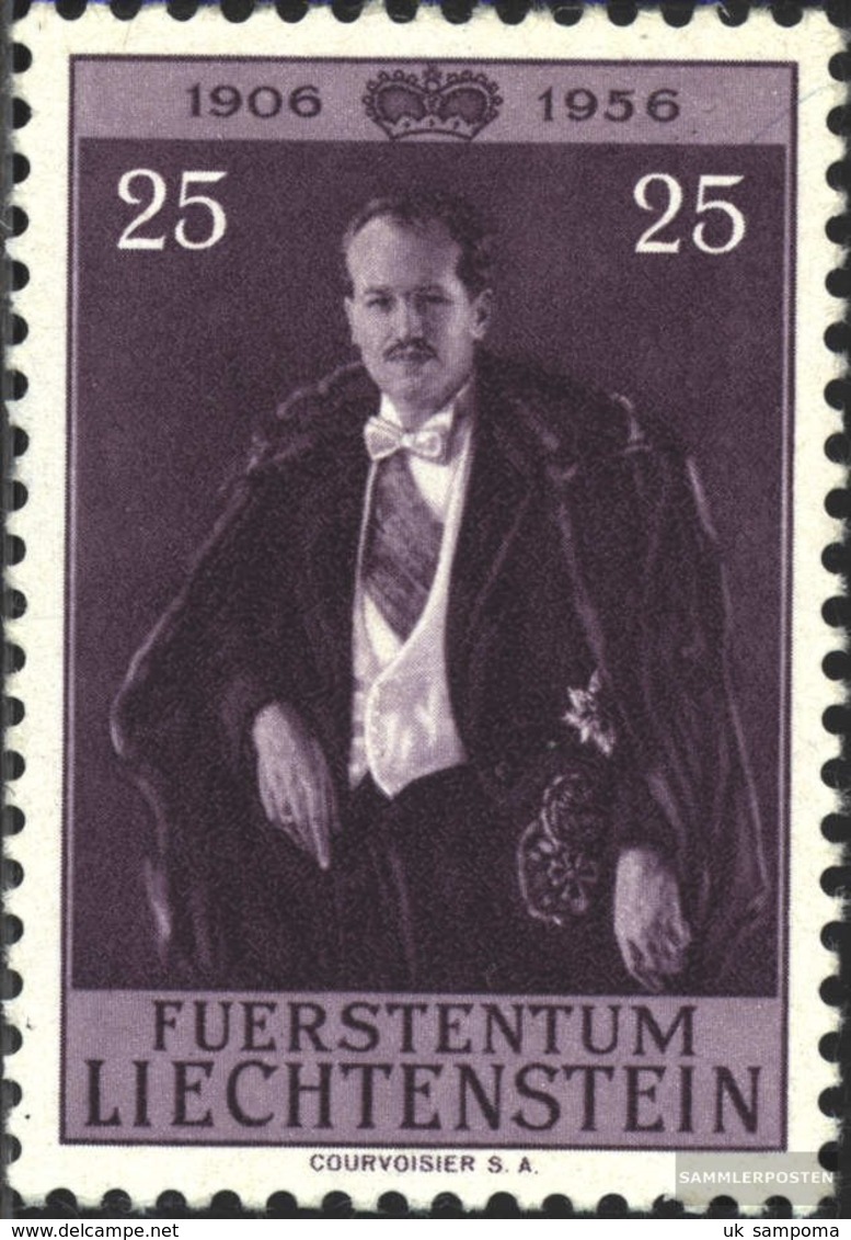 Liechtenstein 350 Unmounted Mint / Never Hinged 1956 Franz-Josef - Unused Stamps