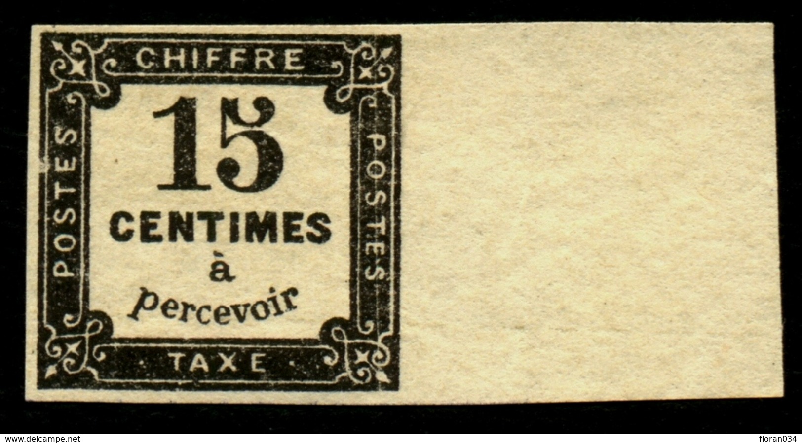 France Taxe N° 4 Neuf * Grand BdF- Signé Calves/Brun - Qualité LUXE - 1859-1959 Nuovi