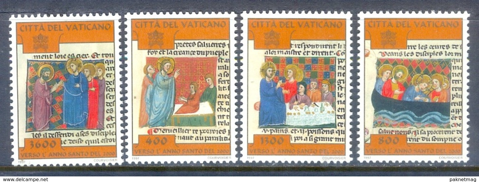 M93- Vatican 1997 Holy Year 2000 3rd Issue. - Unused Stamps