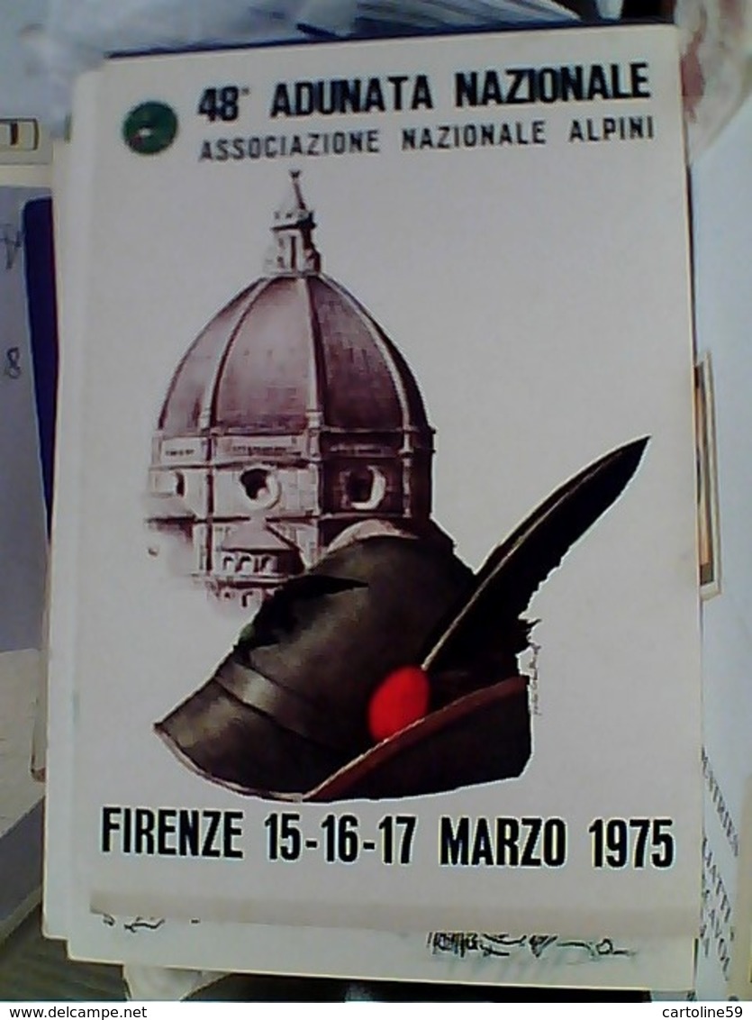 48 ADUNATA NAZIONALE ASSOCIAZIONE ALPINI FIRENZE   N1975  GV3652 - Reggimenti