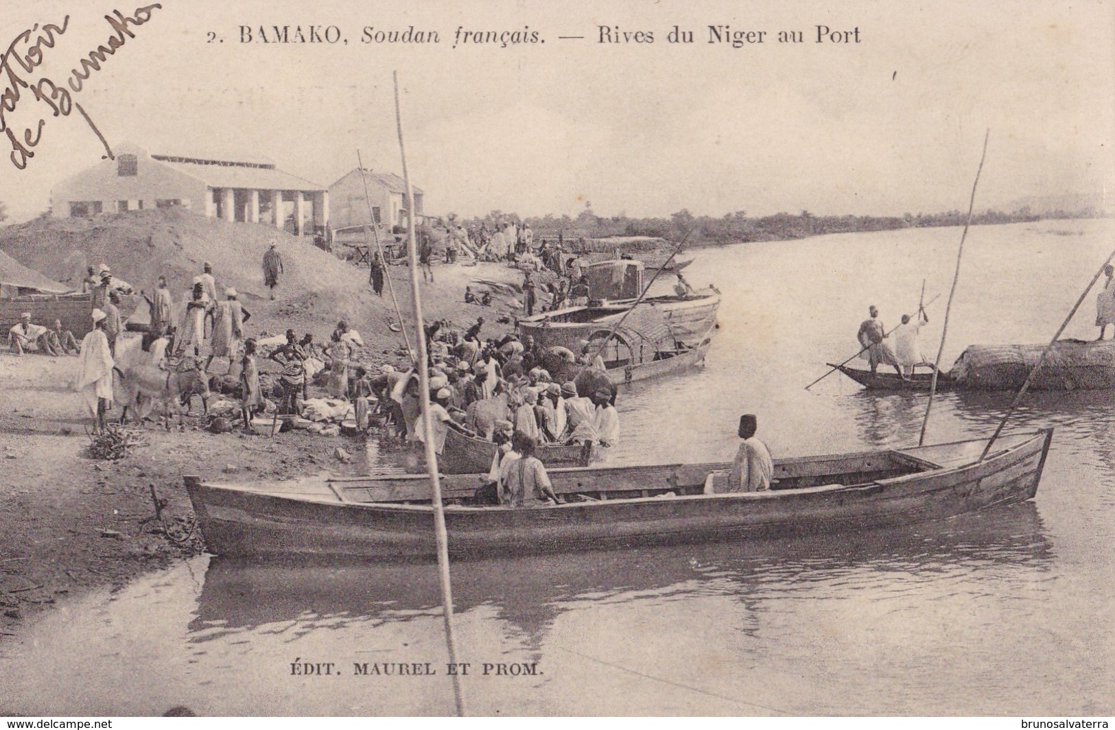 BAMAKO  - Soudan Français - Rives Du Niger Au Port - Mali