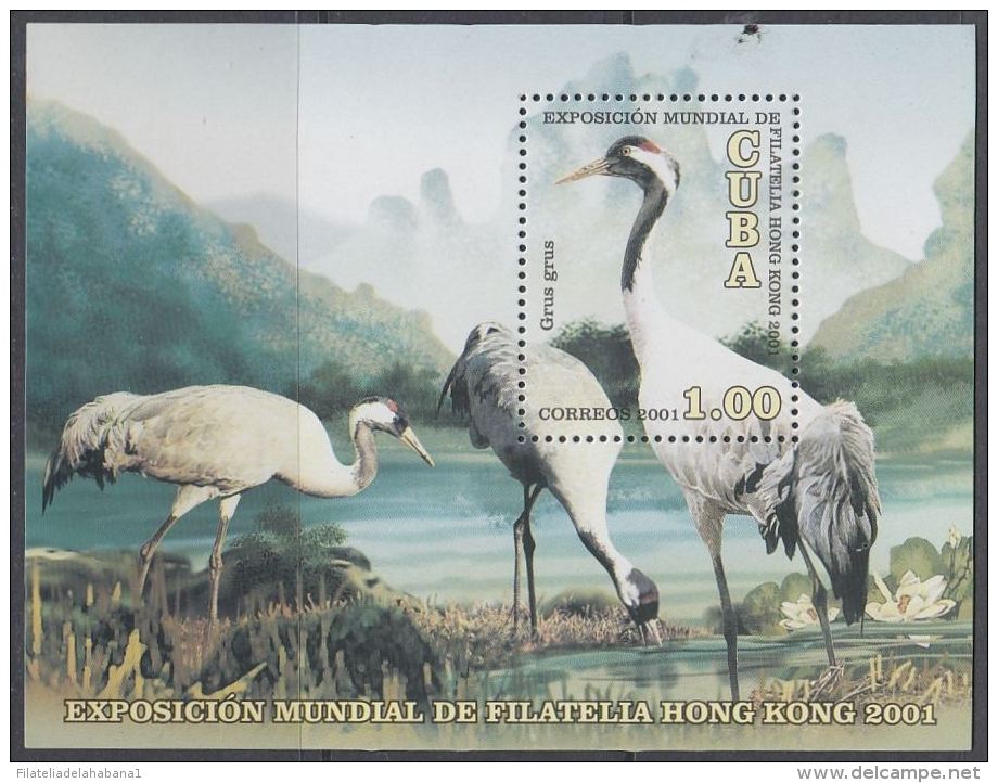 2001.87 CUBA 2001. Ed.4477. HF MNH EXPO MUNDIAL DE HONG KONG. GRULLA BIRD. - Ungebraucht