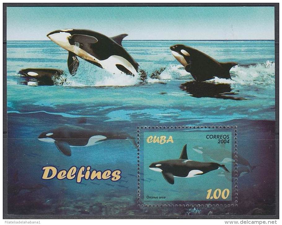 2004.190 CUBA 2004. Ed.4784. HF MNH DELFINES, DOLPHINS. - Ungebraucht