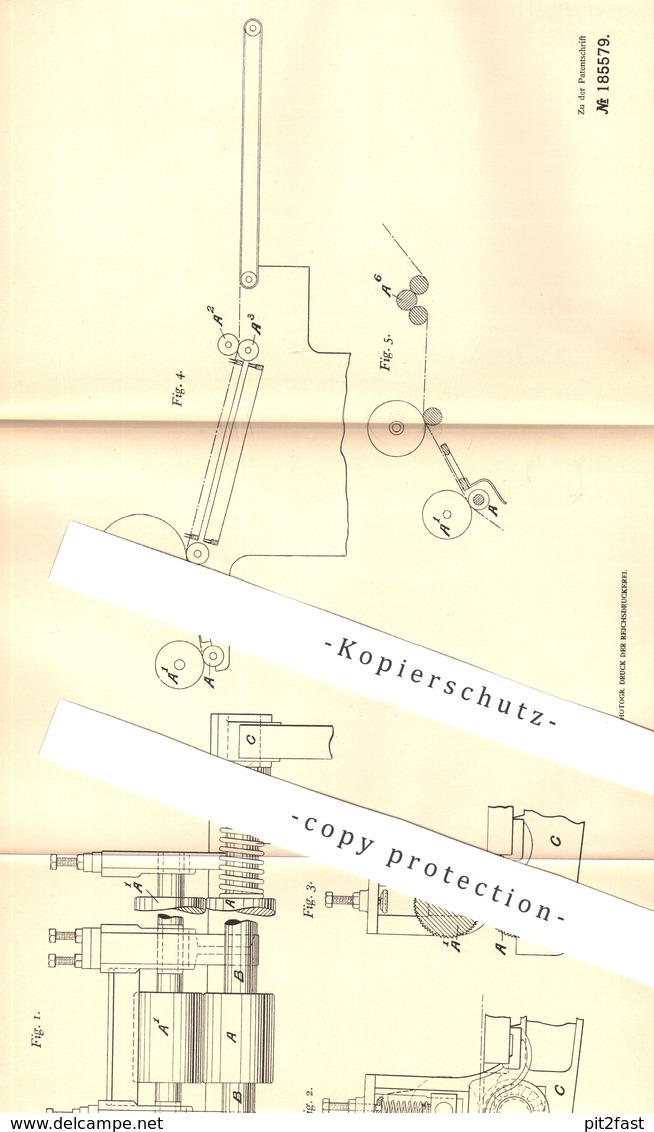 Original Patent - Frederick Septimus Herdman , William Blair Morton , Belfast Irland | Spinnen Von Flachs , Hanf , Jute - Historical Documents