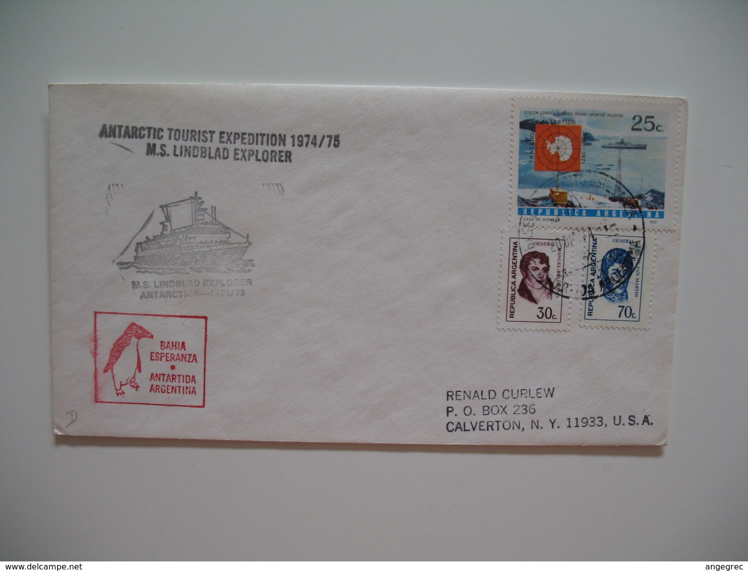 Lettre Argentine  Explorations Polaires   Opération Deep Freeze Antarctic Arctic South North Pole  à Voir - Covers & Documents