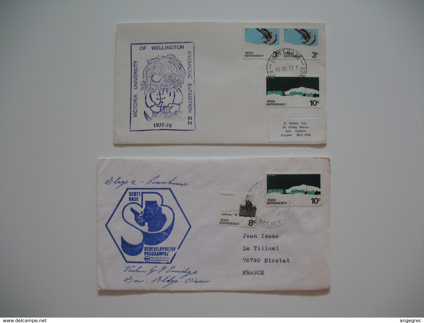 Lettre Ross Dependency -  Explorations Polaires   Opération Deep Freeze Antarctic Arctic South North Pole  à Voir - Lettres & Documents