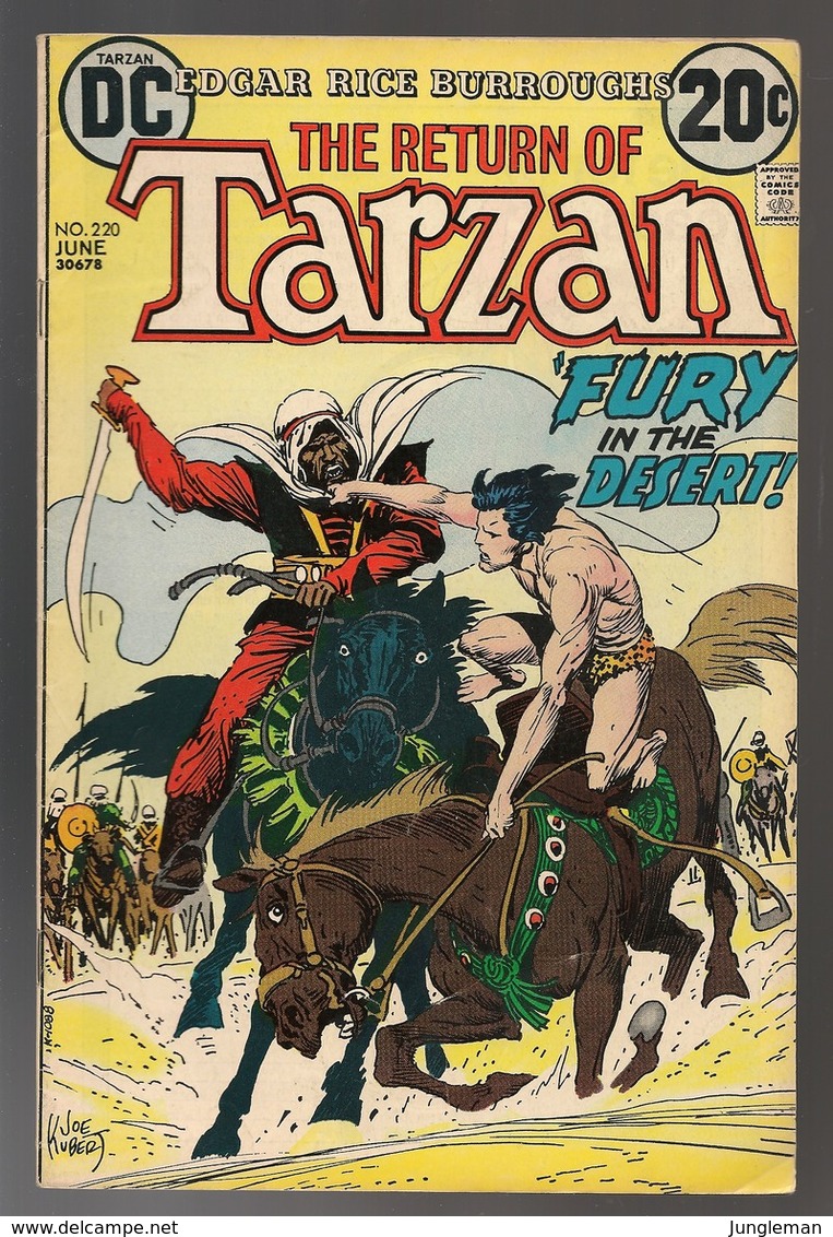 Tarzan Nr 220 - (In English) DC - National Periodical Publications. Inc. - June 1973 - Joe Kubert - BE - DC