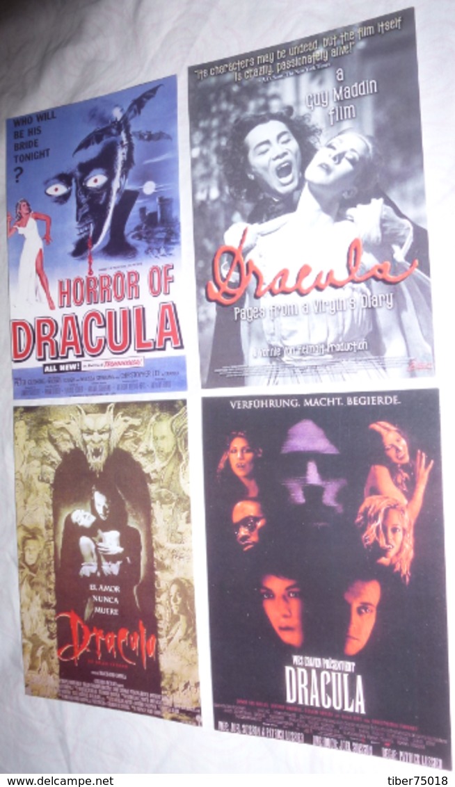 16 Cartes Postales (sous Blister) Dracula (cinéma - Film - Affiche) édition Chinoise - Affiches Sur Carte