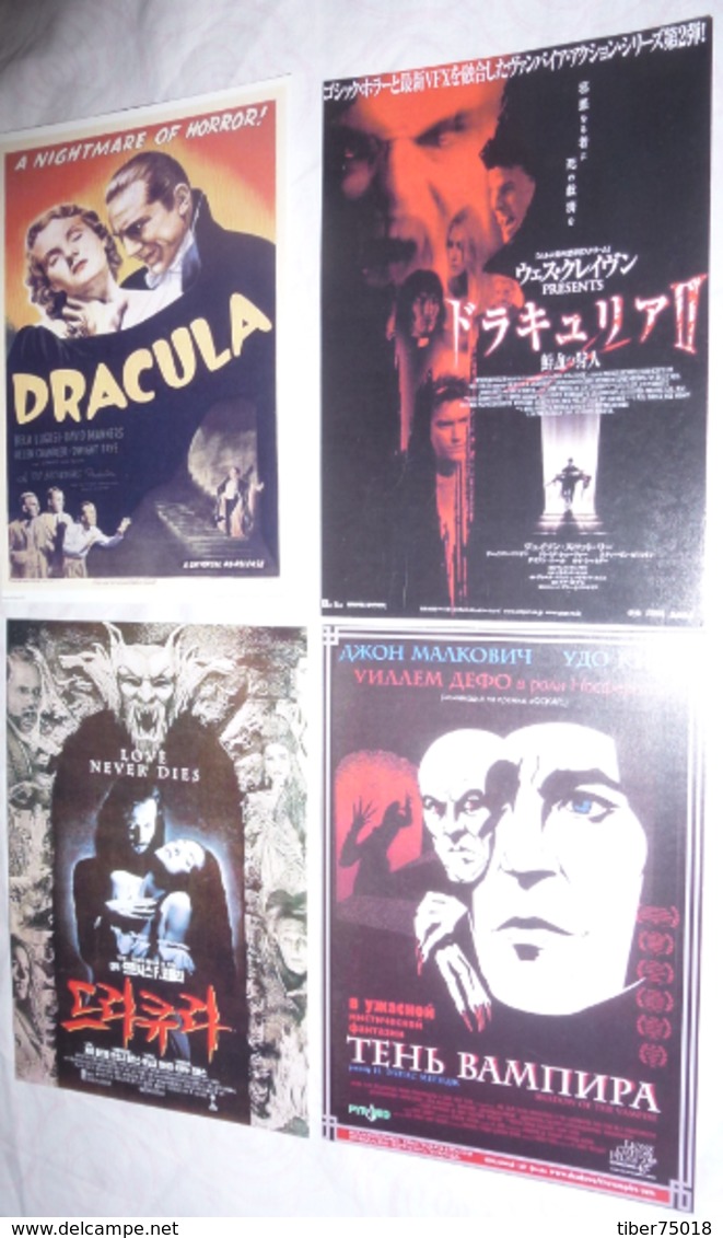 16 Cartes Postales (sous Blister) Dracula (cinéma - Film - Affiche) édition Chinoise - Posters On Cards