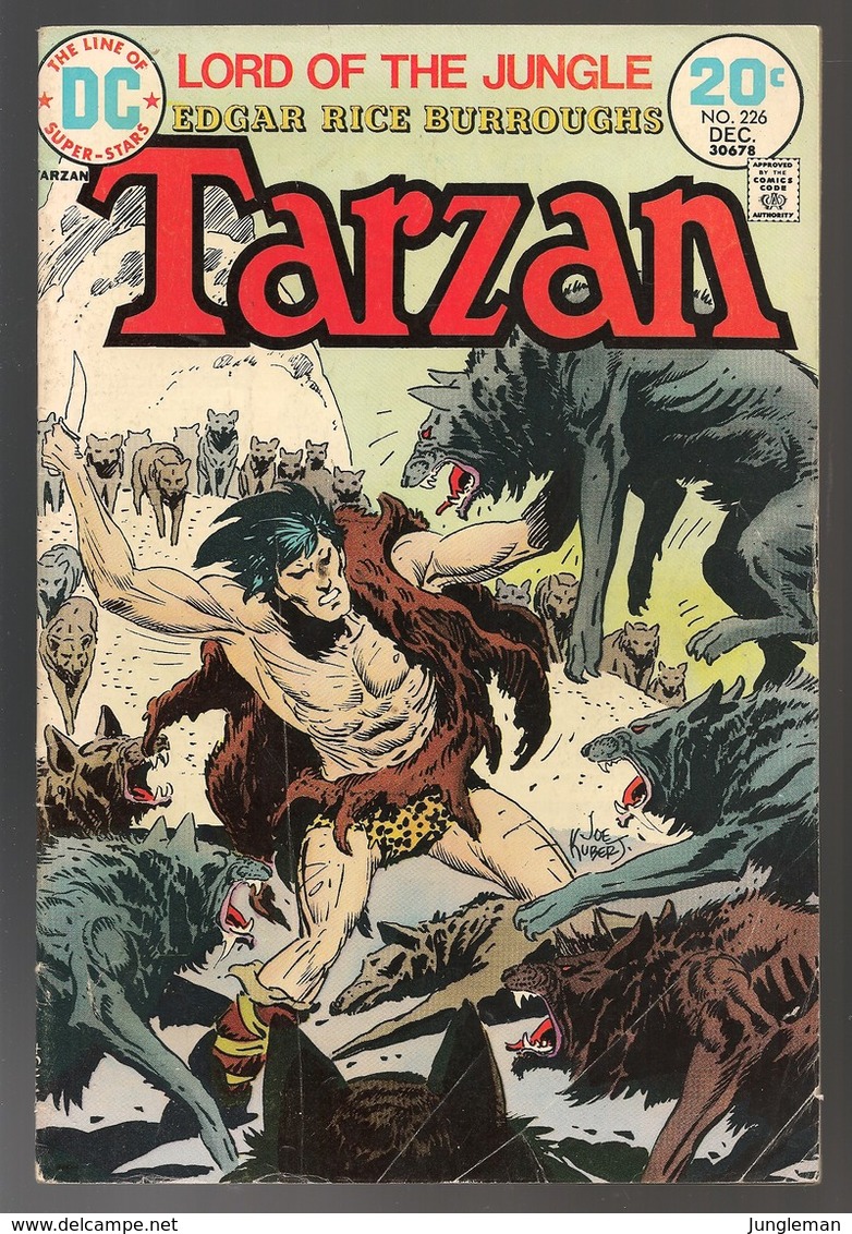 Tarzan Nr 226 - (In English) DC - National Periodical Publications. Inc. - December 1973 - Russ Manning - BE - DC