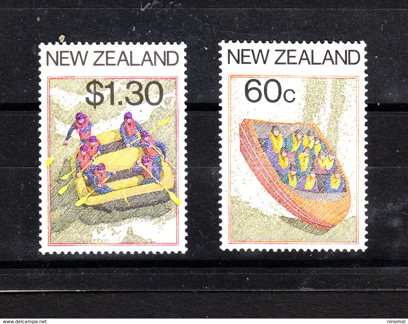 Nuova Zelanda   - 1987.I Due Francobolli Della Serie " Rafting ". MNH - Rafting