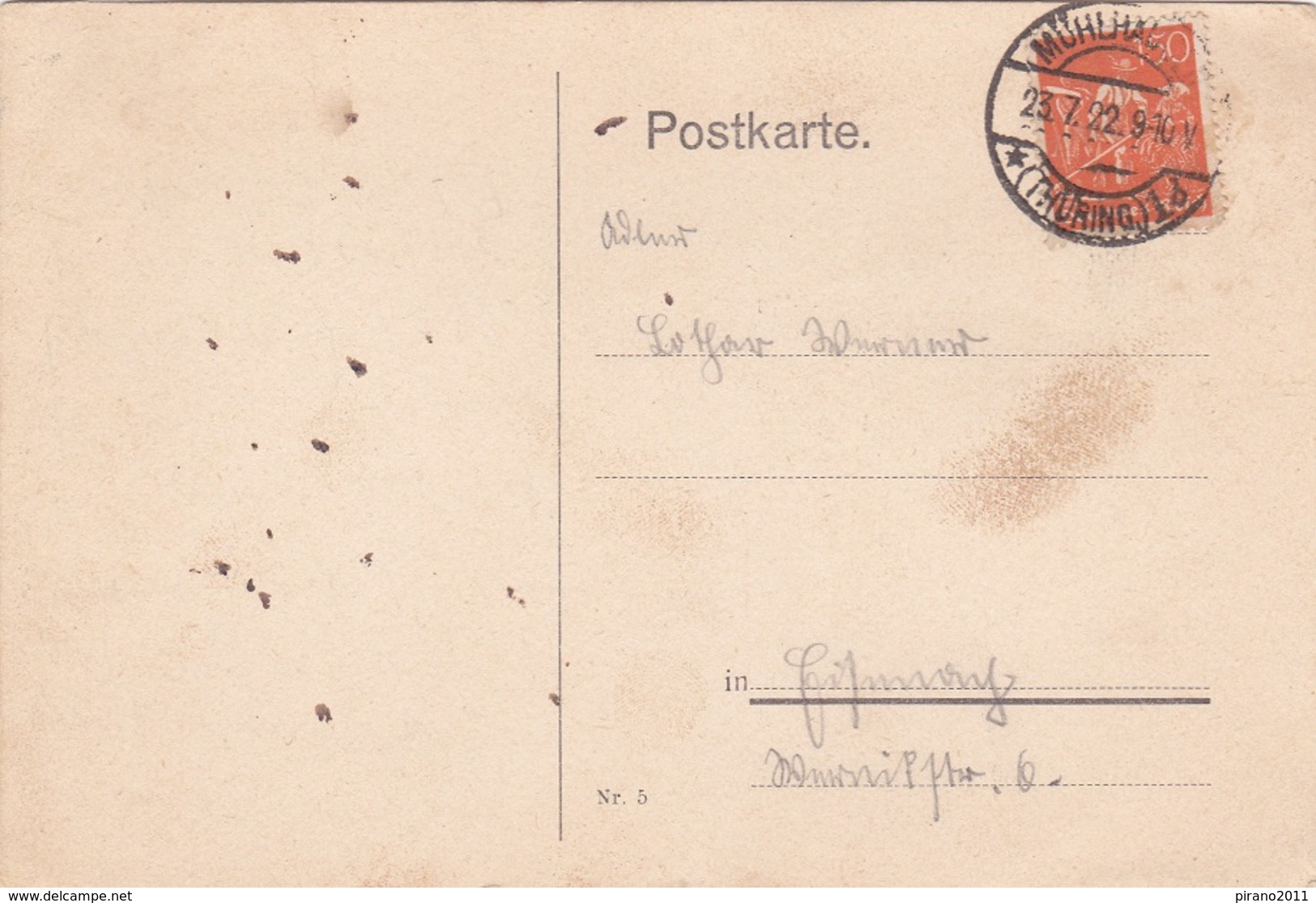 3 Karten, Deutsches Reich 1922 / 1923 - Lettres & Documents