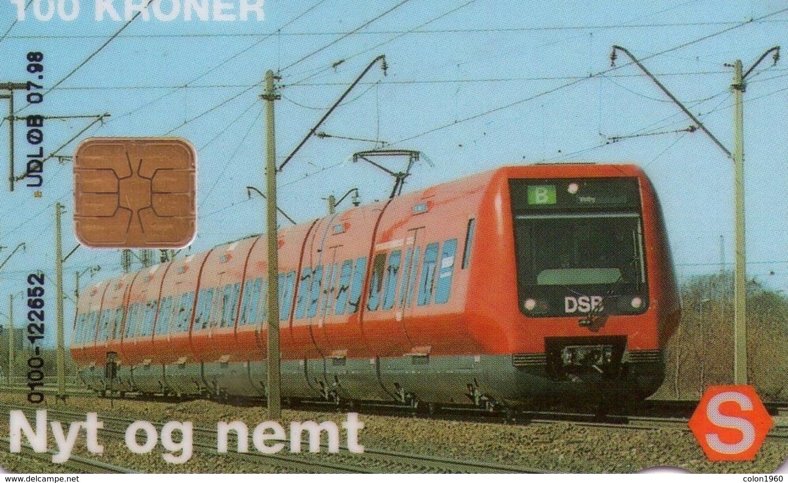 DINAMARCA. DD122B. DSB S-TRAIN. 10050 Ex. (044) - Trenes