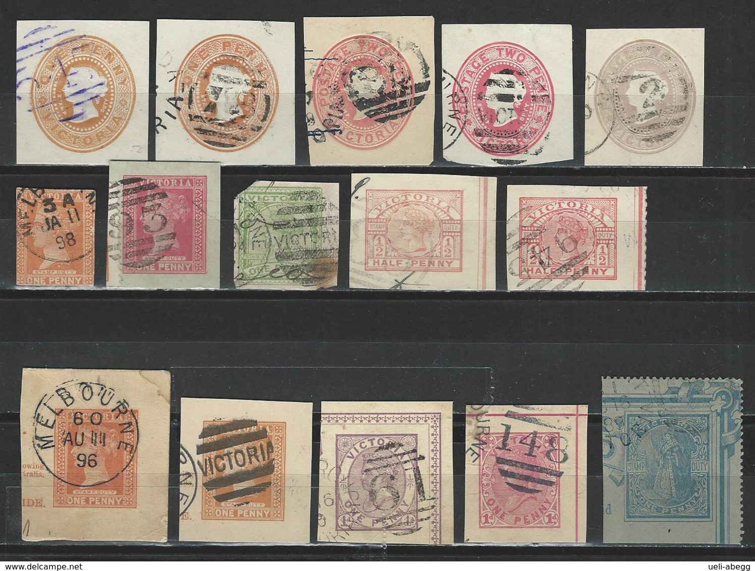 15 Ganzsachenausschnitte / Cuts From Postal Stationery - Covers & Documents