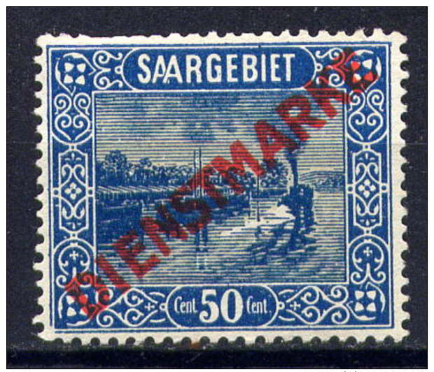 SARRE  - S12* - REMORQUEUR SUR LA SARRE - Dienstmarken
